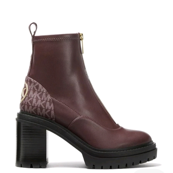 Michael Kors Cyrus Zip-up Platform Heeled Bootie - Picture 1 of 7